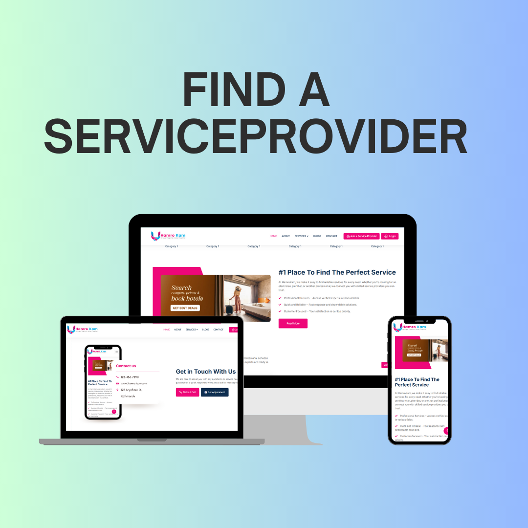 HamroKam (Website Design)